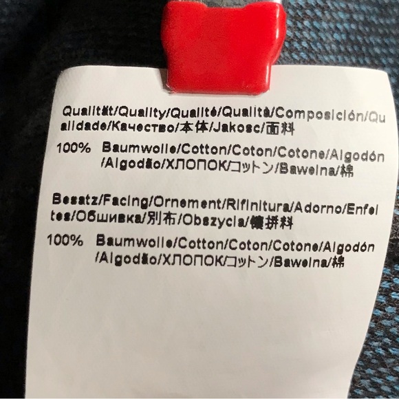 Hugo Boss Cannobio Cotton Full Zip Sweater Jacket Mock Neck Brown Herringbone XL - Picture 12 of 15